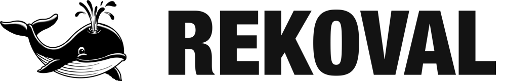 Rekoval logo mobil - Svart